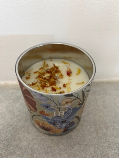 Wild Rose and Stinging Nettle Tin Candle