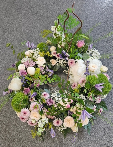 Wild woodland round wreath