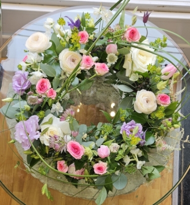 Wild woodland round wreath